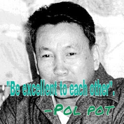 Bill and Ted brought this dick back from the past.  Because every history report needs more genocide in it.