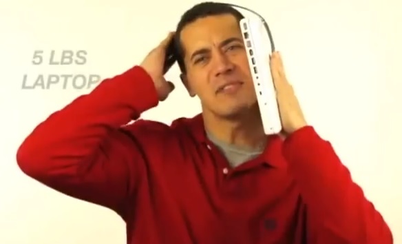 "I may look classy like this, but let me tell ya, Skyping is a bitch."